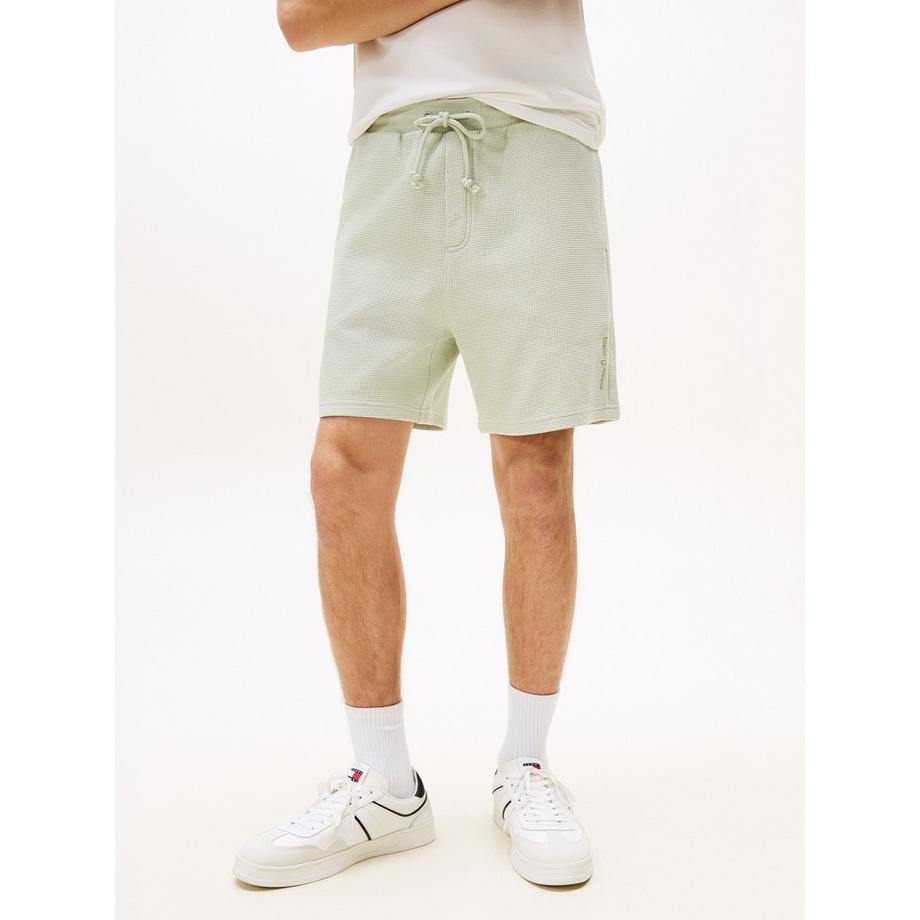 TOMMY JEANS TJM RLX Waffle Script Beach Shorts  