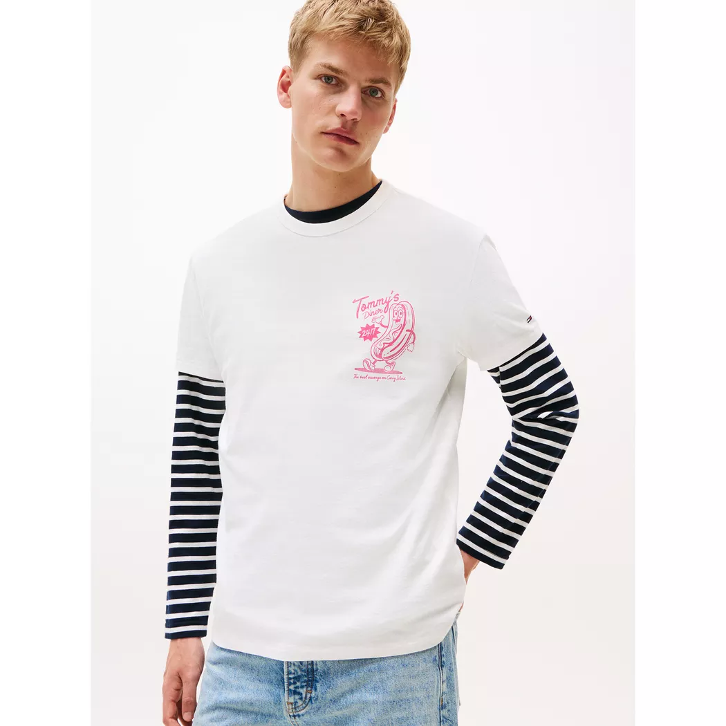 Tommy Jeans - T-shirt - Taille XL Blanc homme 4