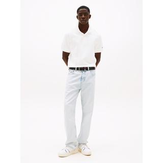 TOMMY JEANS Regular Waffle Script Polo Maniche Corte  