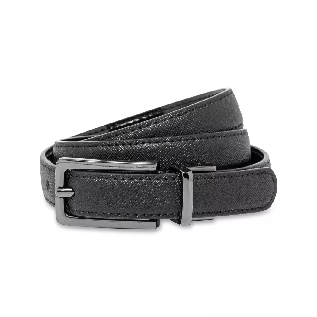 Manor Woman Narrow Leather Belt Women's Black 75