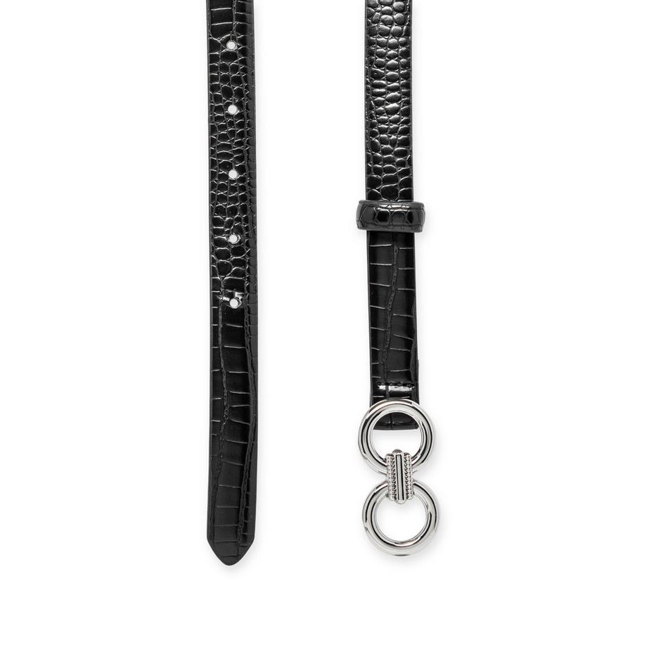 Manor Woman Schmaler Kunstledergürtel  