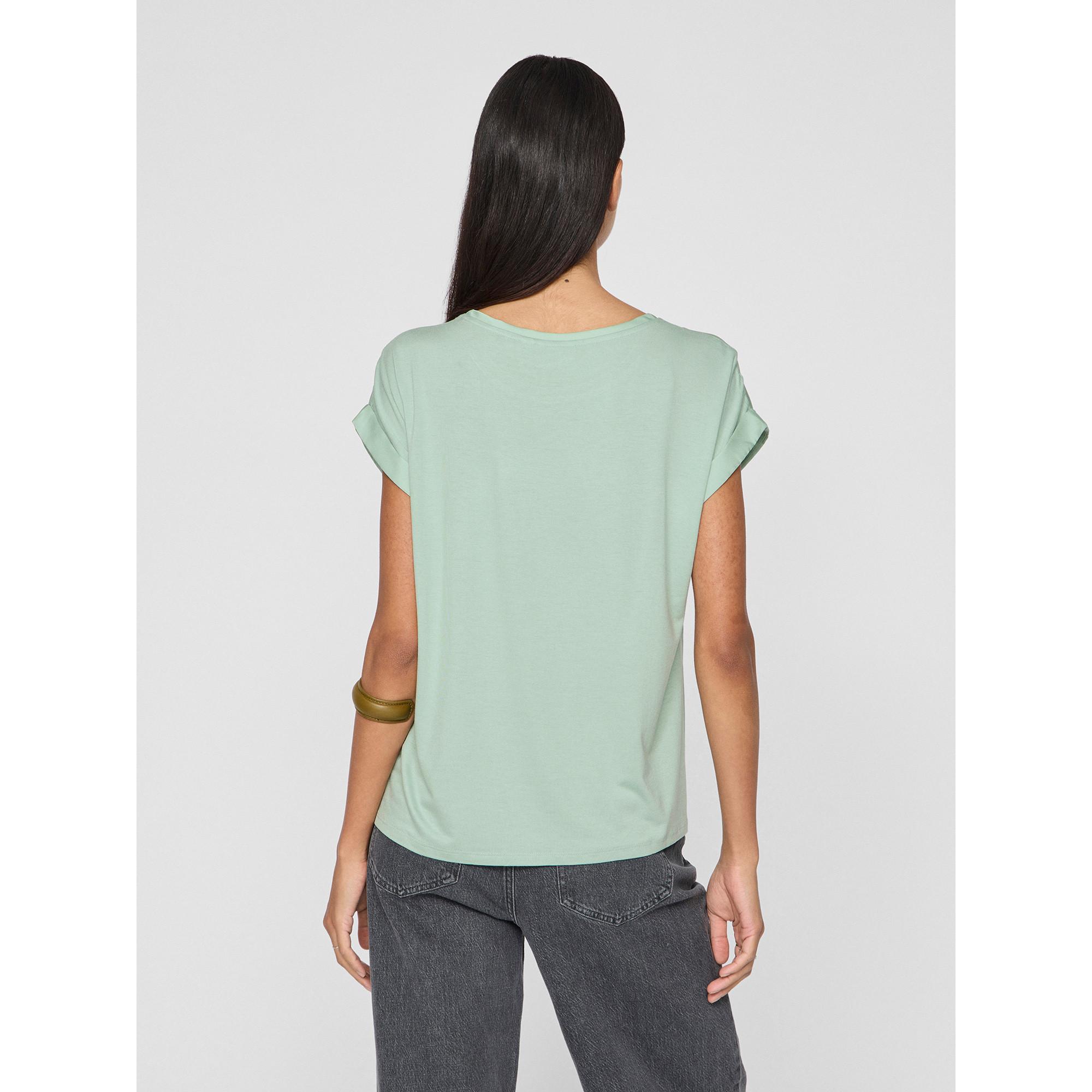 VILA Viellette T-Shirt Effetto Satin  