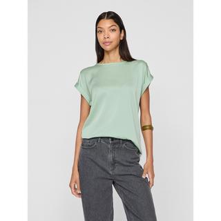 VILA Viellette T-Shirt Effetto Satin  