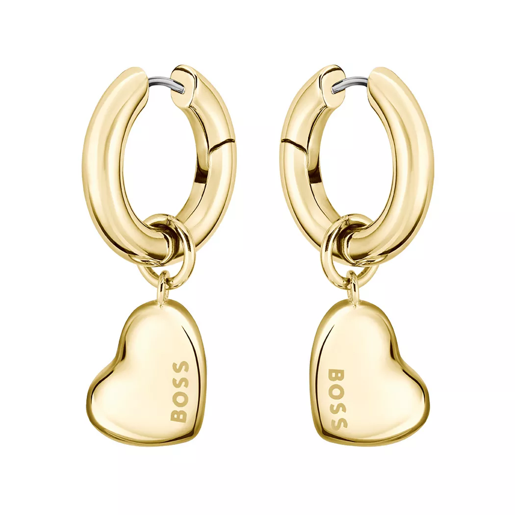 BOSS - Boucles d'oreilles, Honey Love, One Size, Couleur Or