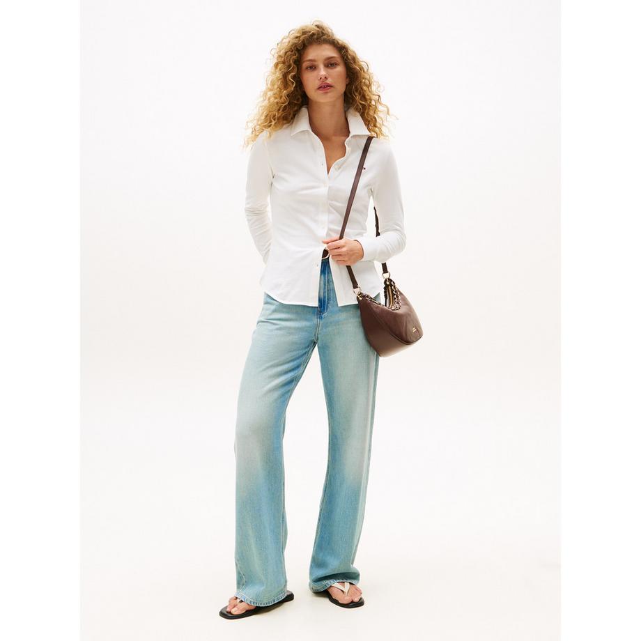 TOMMY HILFIGER Camicetta Slim Fit Maniche Lunghe  