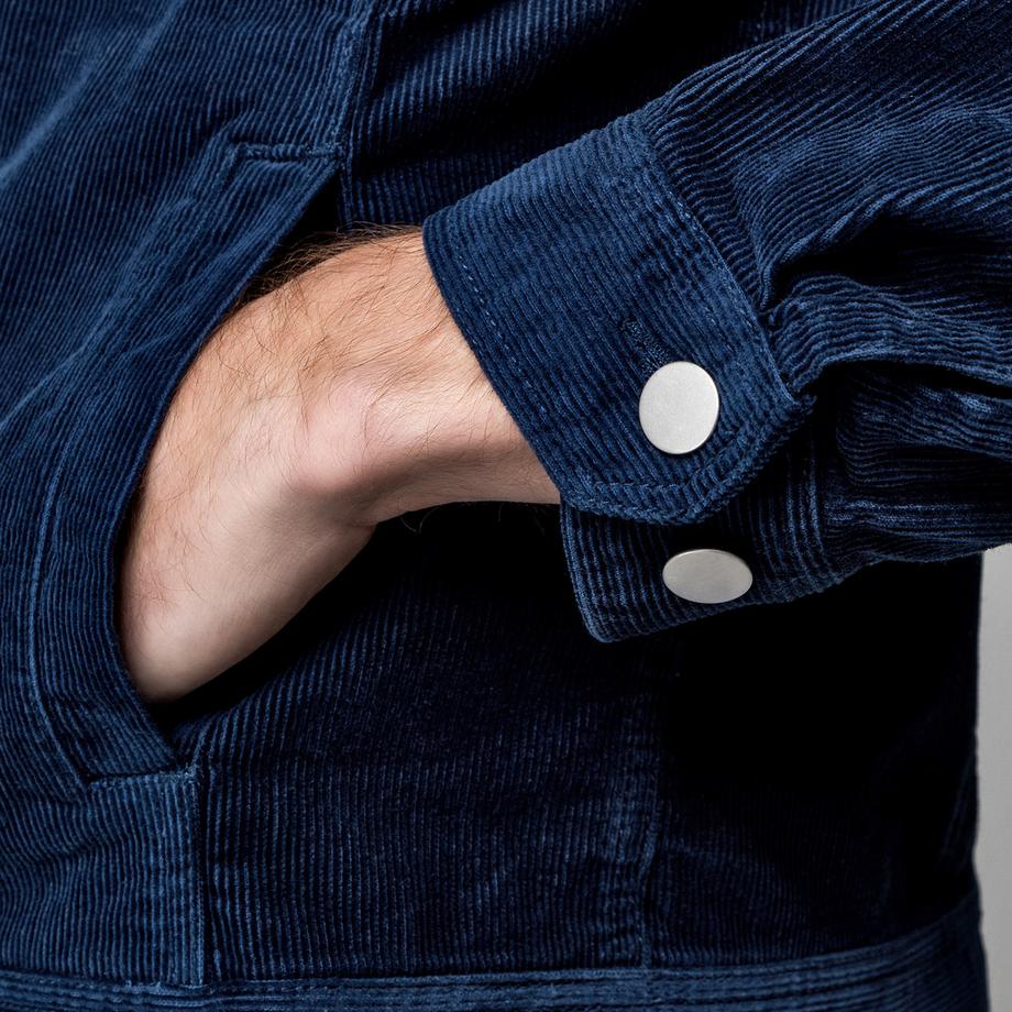 Manor Man Overshirt in velluto a coste  