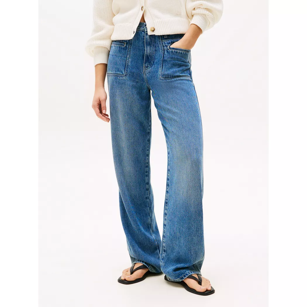 Tommy Hilfiger Jean Nos Como Skinny Fit Nos Mid Blue 27 Femme 4