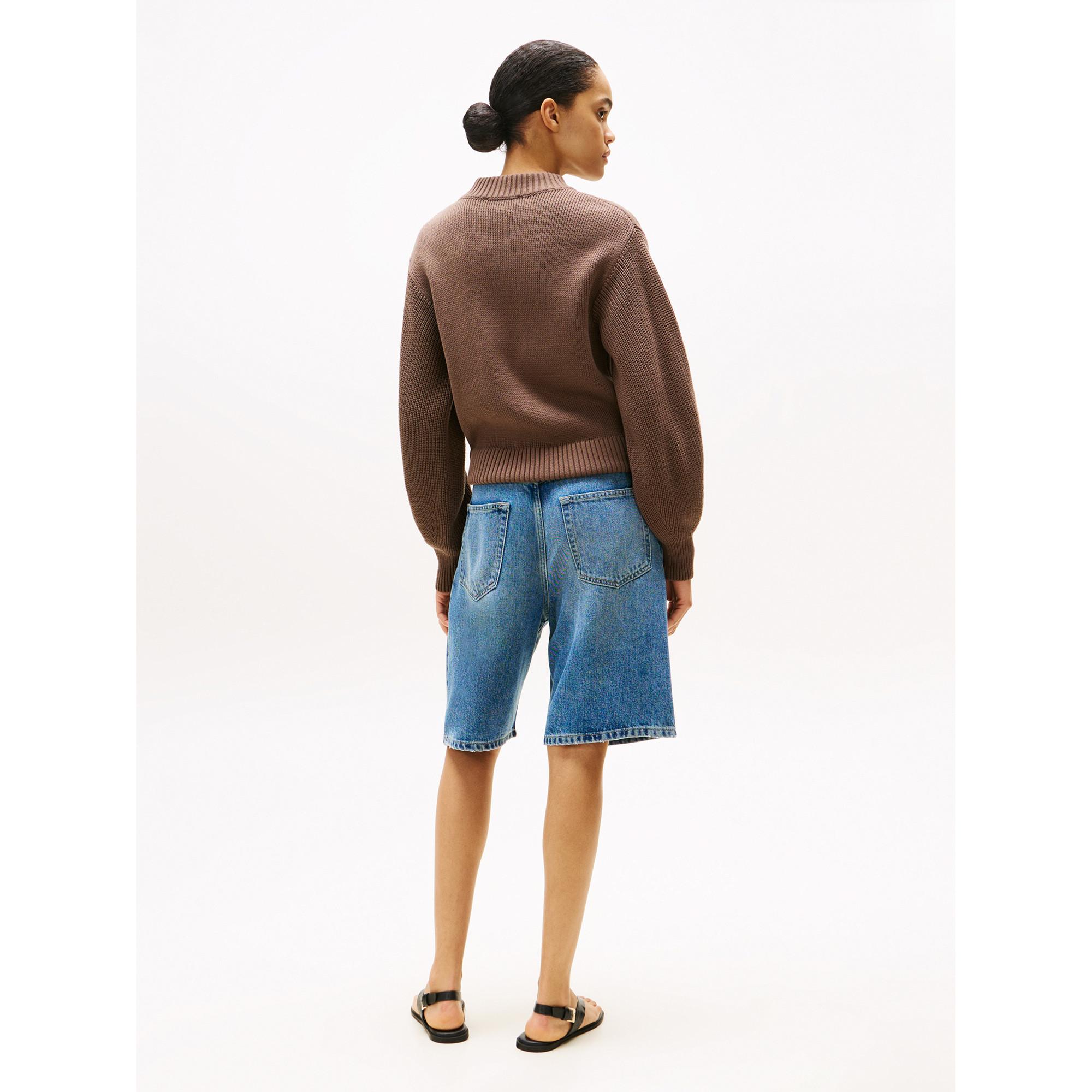 TOMMY HILFIGER Pullover Cardigan Stehkragen Regular Fit  