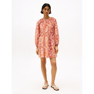 TOMMY HILFIGER Robe Mini Coupe Oversize avec Patte de Boutonnage  