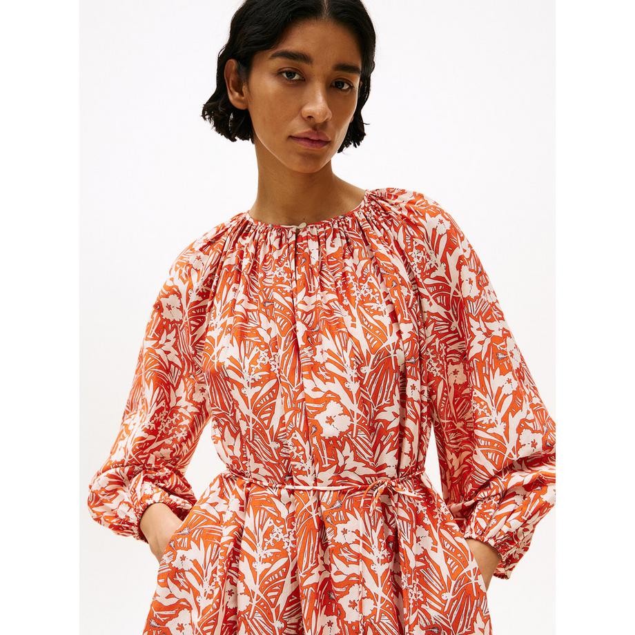 TOMMY HILFIGER Oversized Fit Minikleid mit Knopfleiste  