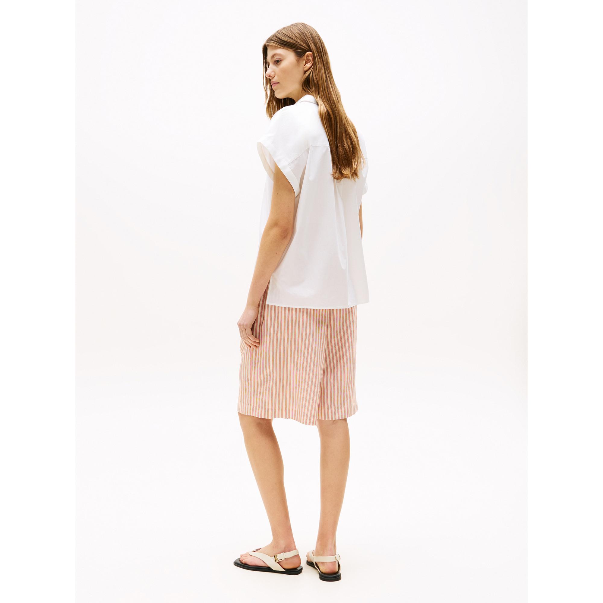 TOMMY HILFIGER Popeline Kurzarmbluse  