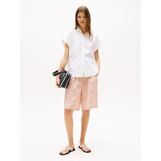 TOMMY HILFIGER Popeline Kurzarmbluse  