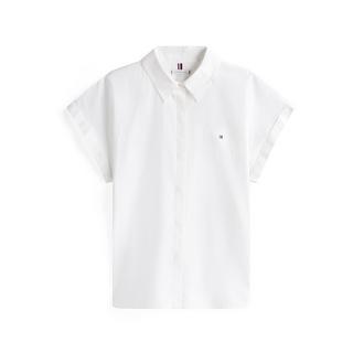 TOMMY HILFIGER Popeline Kurzarmbluse  