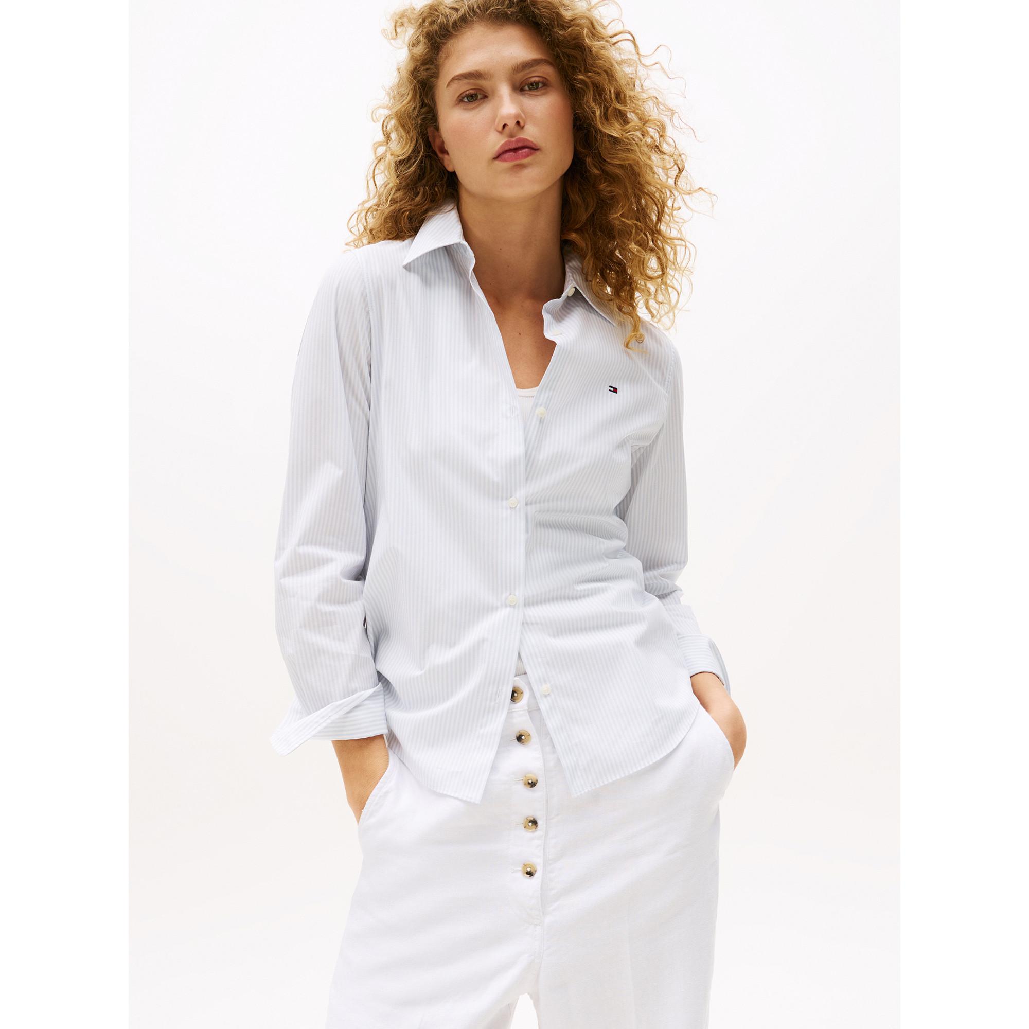 TOMMY HILFIGER Chemisier rayé col Kent  