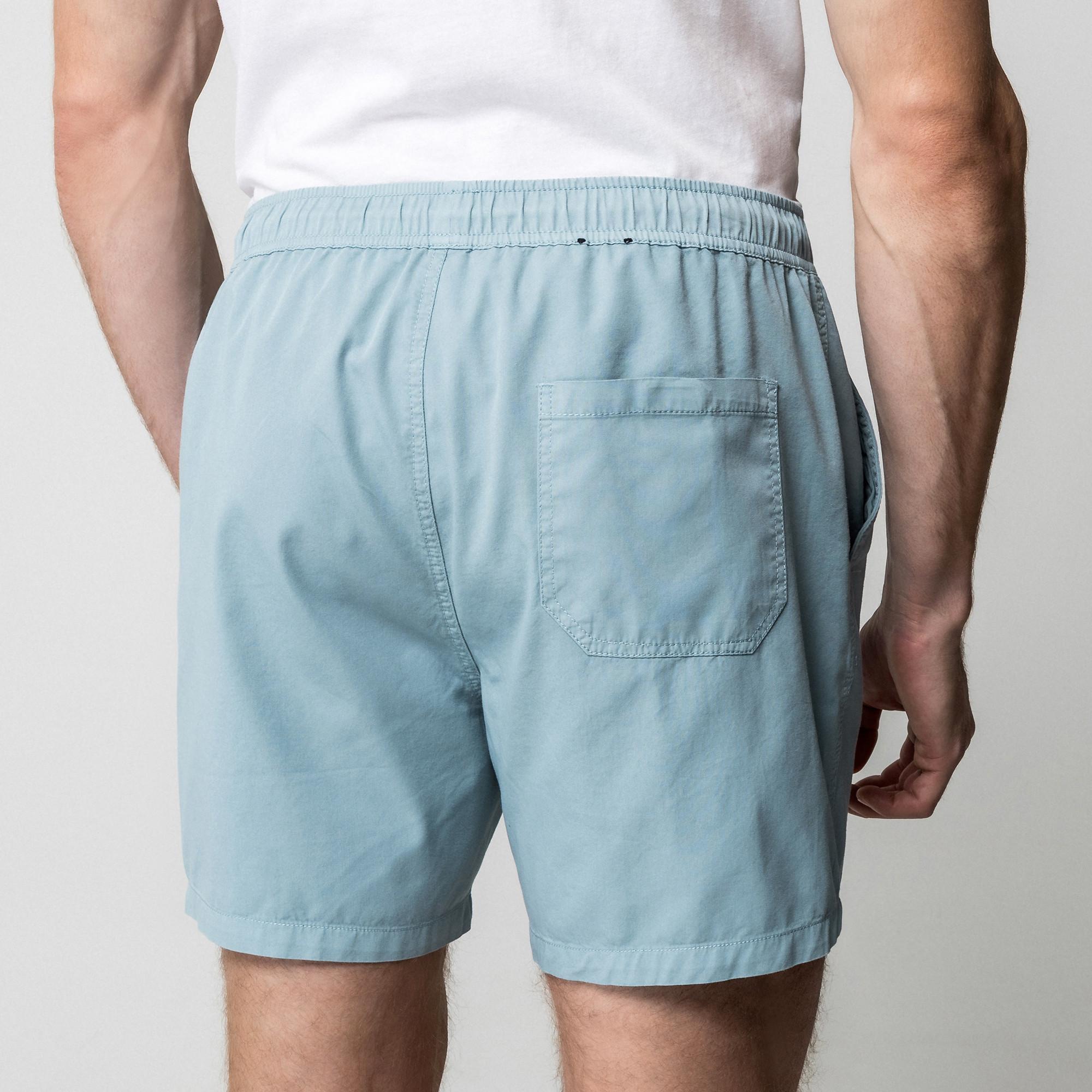 Manor Man Shorts mit elastischem Bund und Kordelzug  
