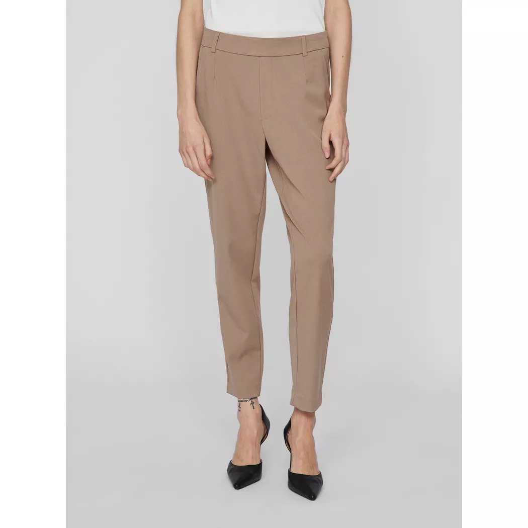 VILA - Lange Hose, Slim Fit, für Damen, Hellbraun, Größe 42