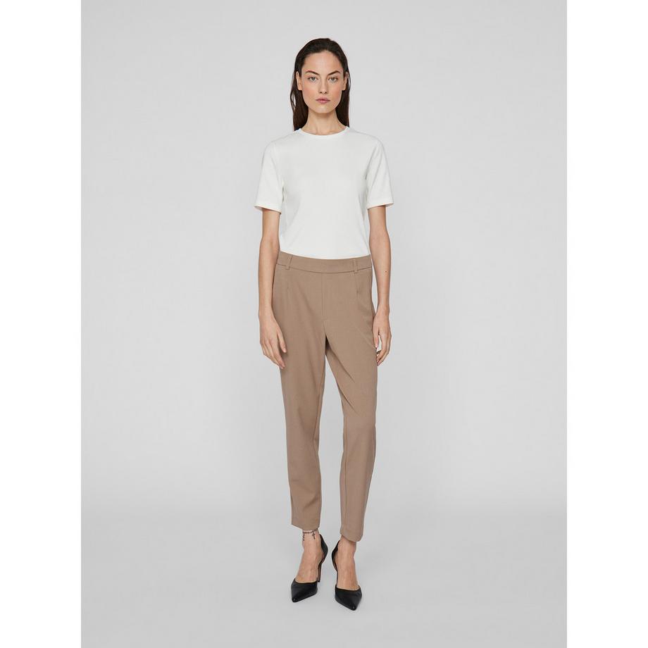 VILA Pantalon Long Slim Fit  