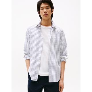 TOMMY HILFIGER Performance Window Pane Langarmhemd  