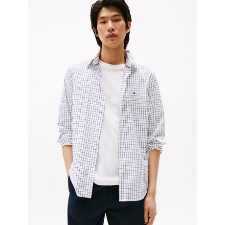 TOMMY HILFIGER Performance Window Pane Langarmhemd  