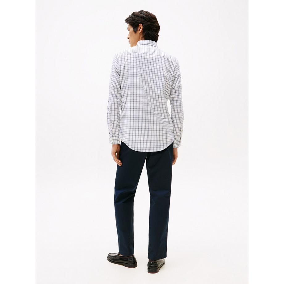 TOMMY HILFIGER PERFORMANCE WINDOW PANE SHIRT Langarm  