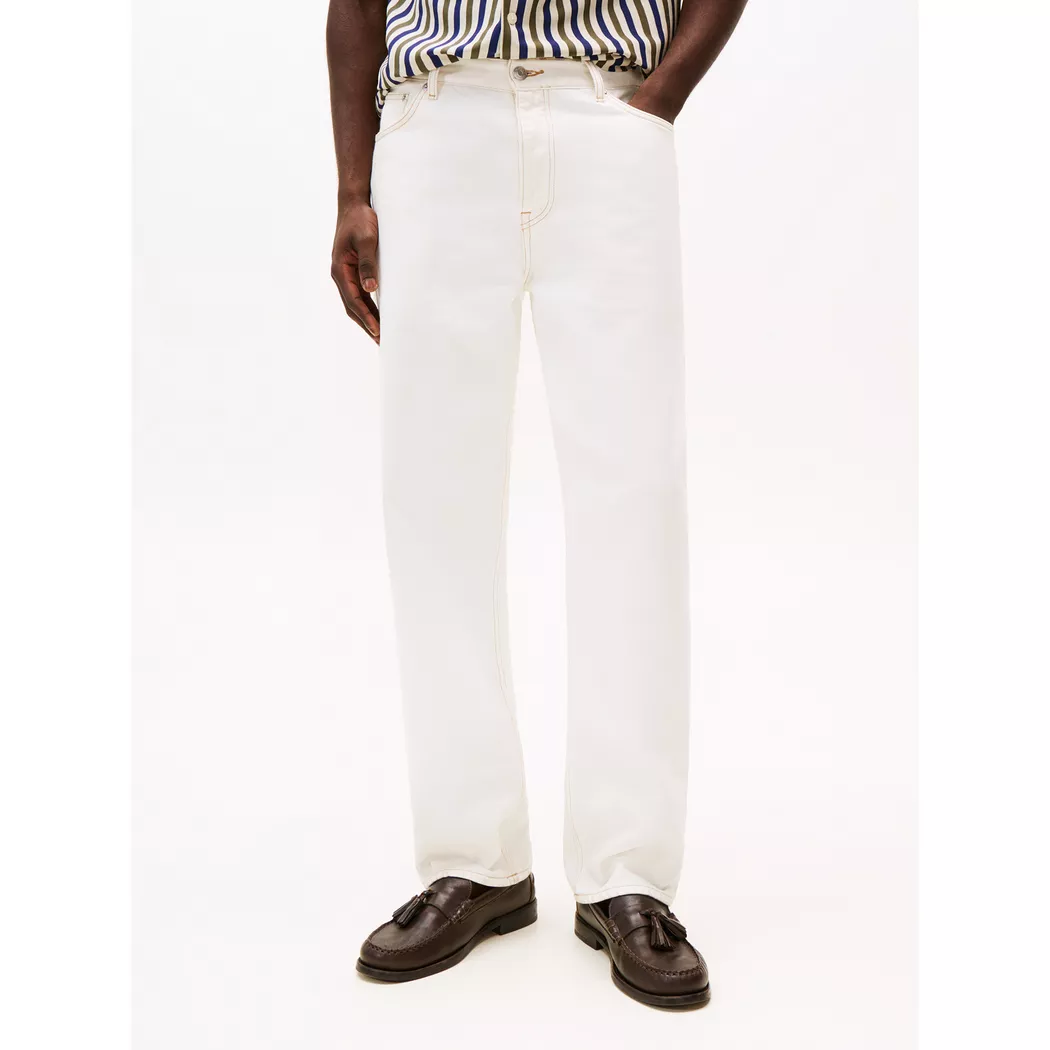 Tommy Hilfiger Jean River Relaxed Fit Ecru 33 Homme