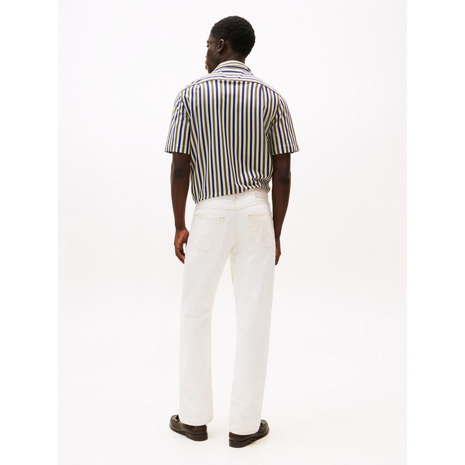 TOMMY HILFIGER Relaxed River Rigid Offwhite Loose Fit Jeans  