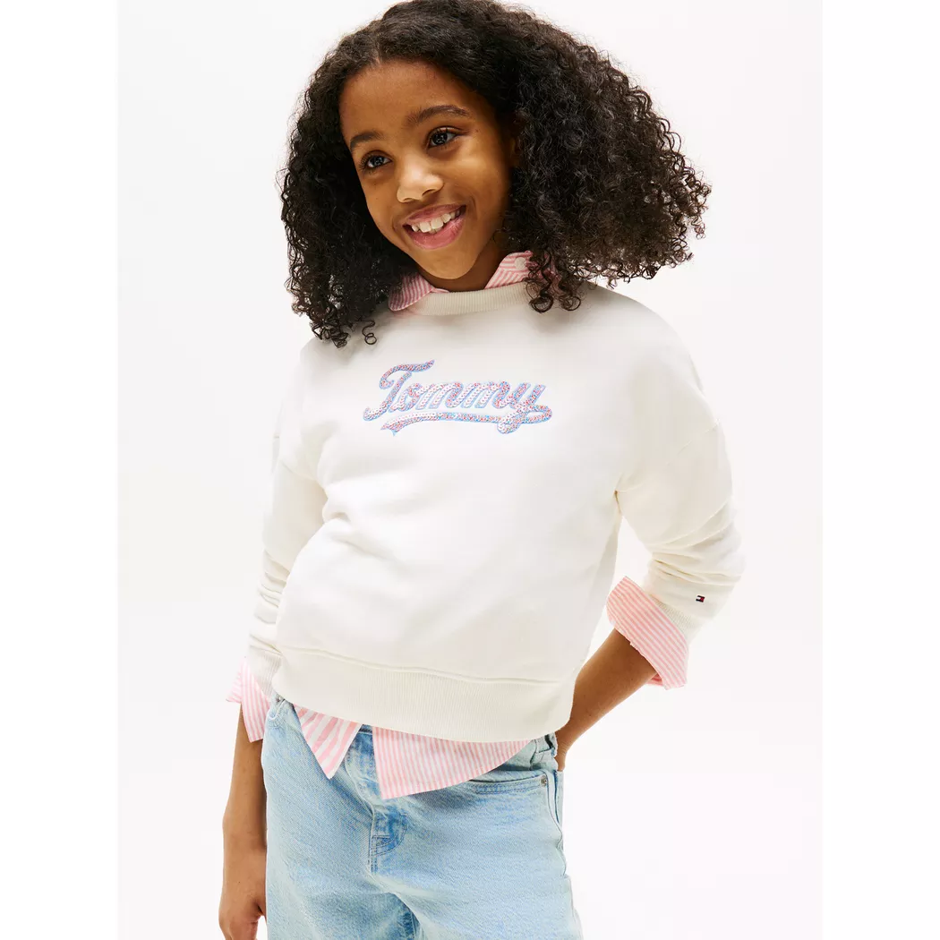 Tommy Hilfiger Sweatshirt White Size 10A 3