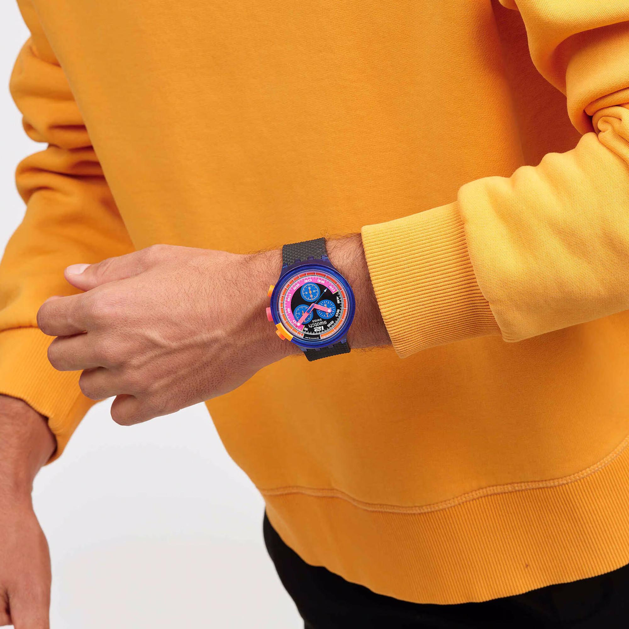 swatch NEON PARTY TO THE MAX Chronographe 