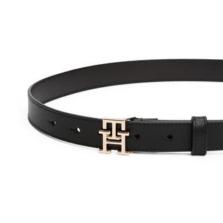 TOMMY HILFIGER Ledergürtel Monogramm-Schnalle  