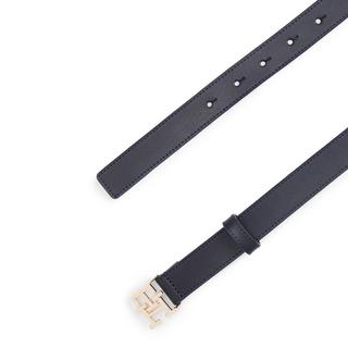 TOMMY HILFIGER Ledergürtel Monogramm-Schnalle  