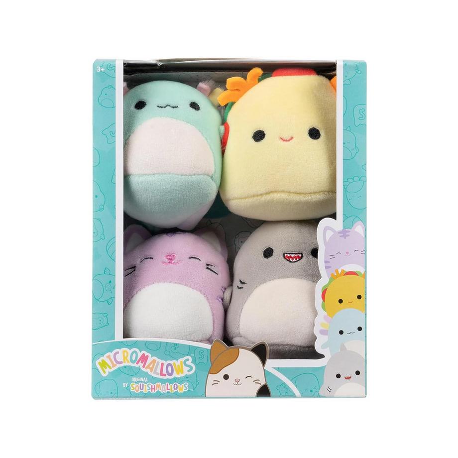 Squishmallows  Micromallows 4 Pack, modelli assortiti 