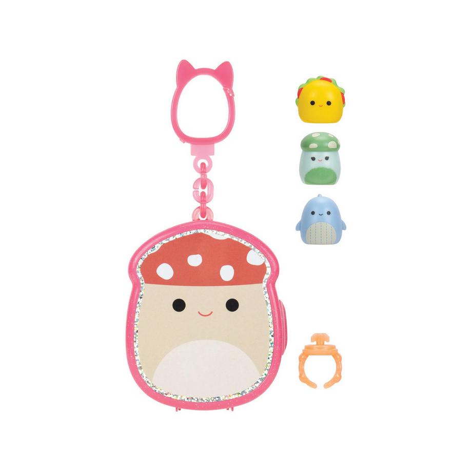 Squishmallows  Squish-a-longs Rucksack Clips, Zufallsauswahl 