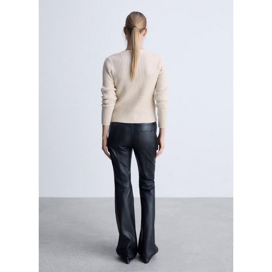 MANGO SEEDS Gerippter Slim Fit Cardigan  