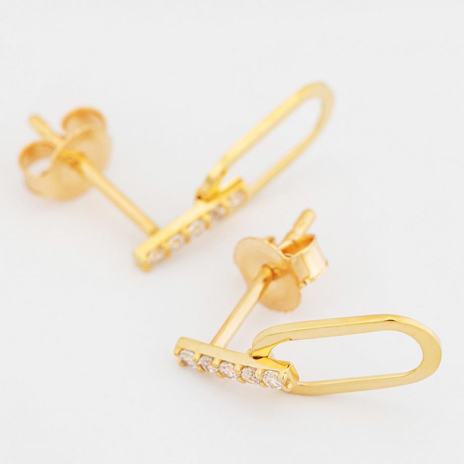 L' Atelier Gold 18 Karat by Manor  Boucles d'oreilles 