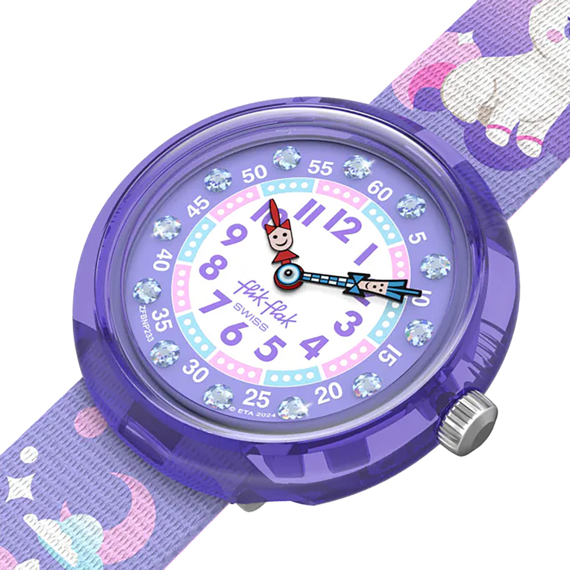 flik-flak COSMICAT Orologio analogico 