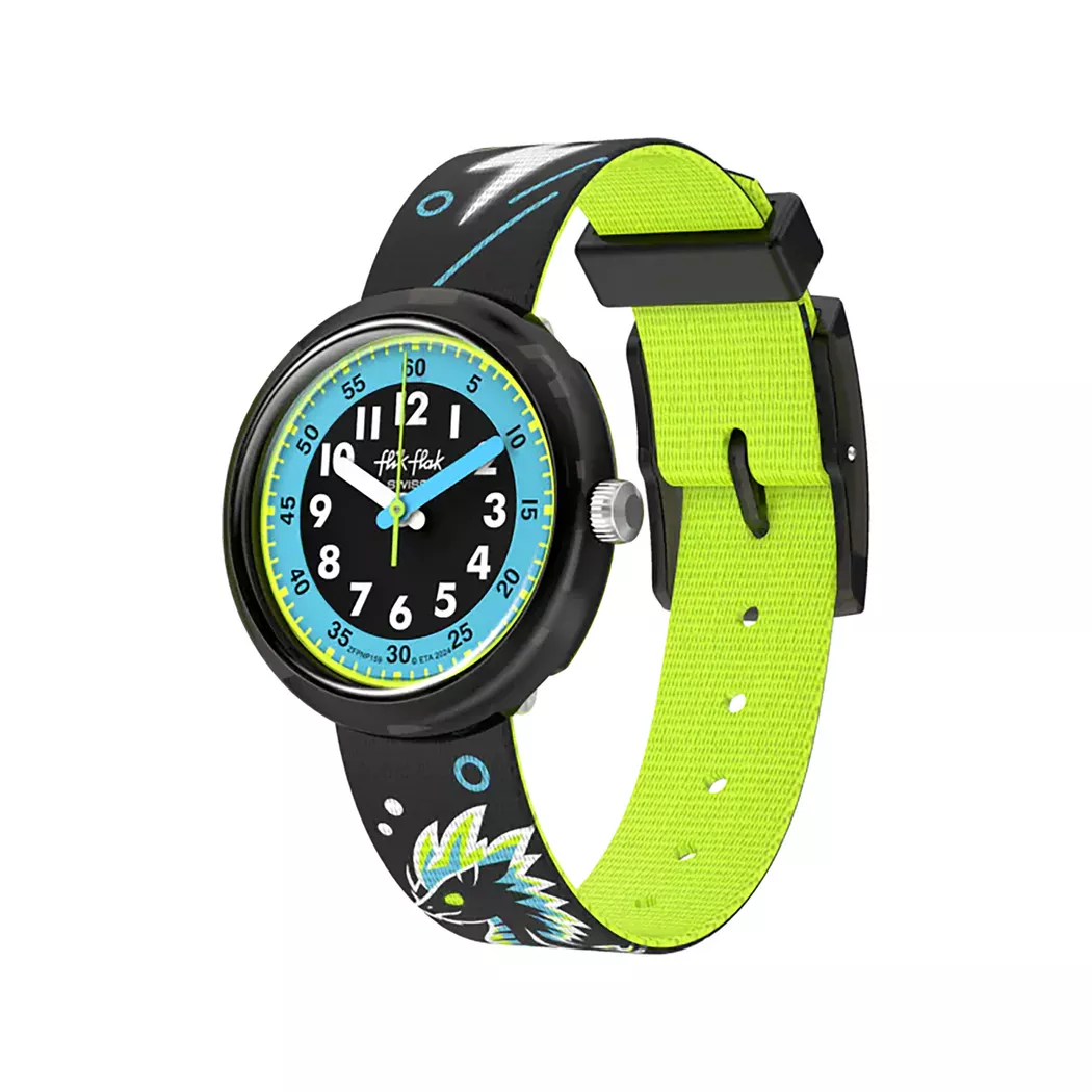 flik-flak - Analoguhr, Mystic Dragon, 34mm, Multicolor