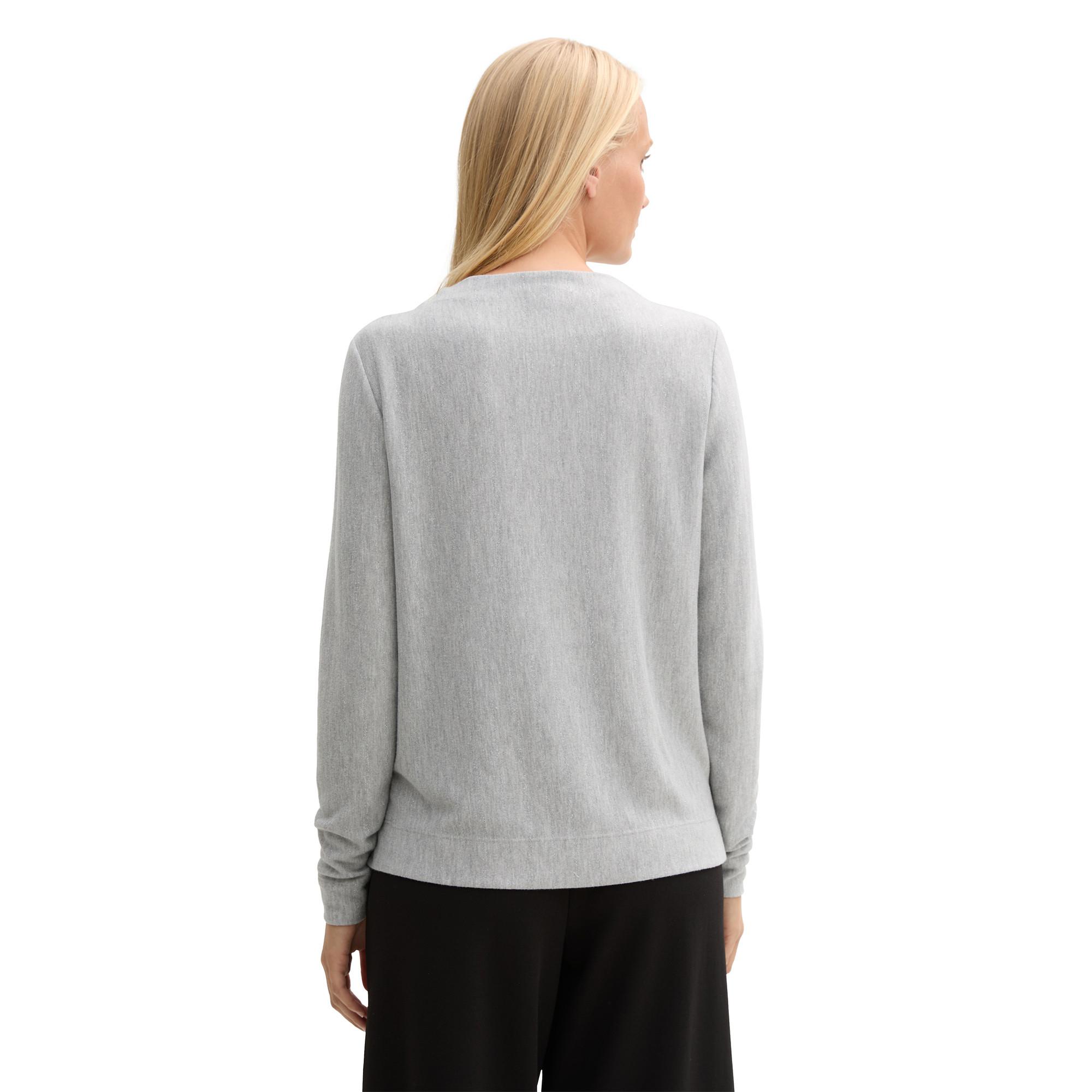 TOM TAILOR T-Shirt a Maniche Lunghe a Righe  