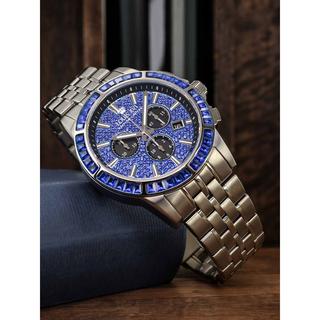 LOUIS XVI Majesté Iced Out Baguette Chronograph Uhr 