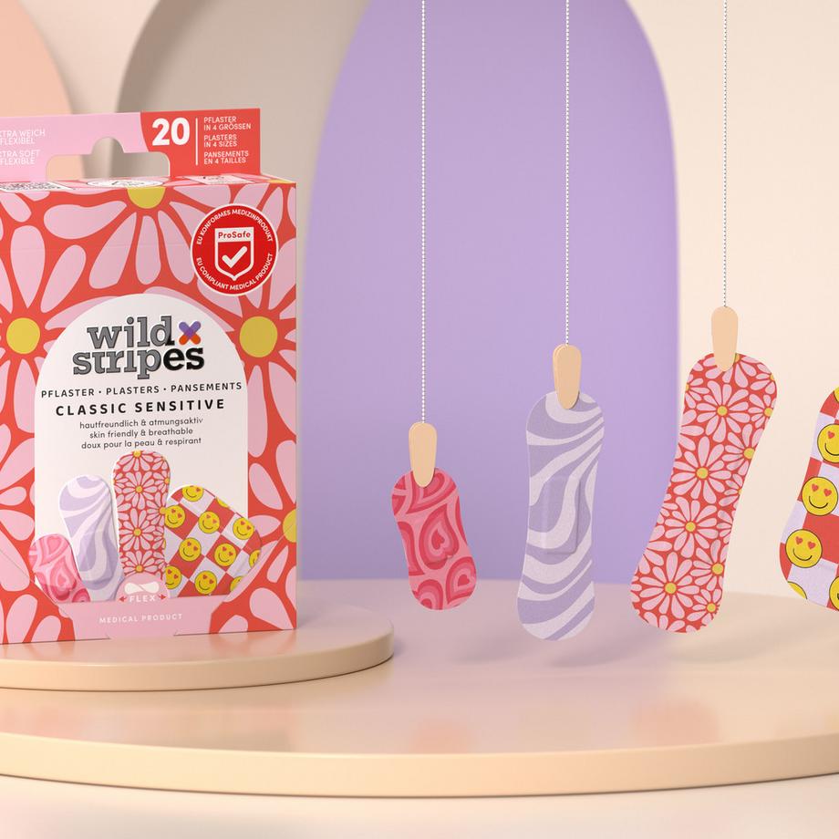 Wild Stripes Wild Str Classic Sens Past Fun Classic Sensitive Pastel Fun 