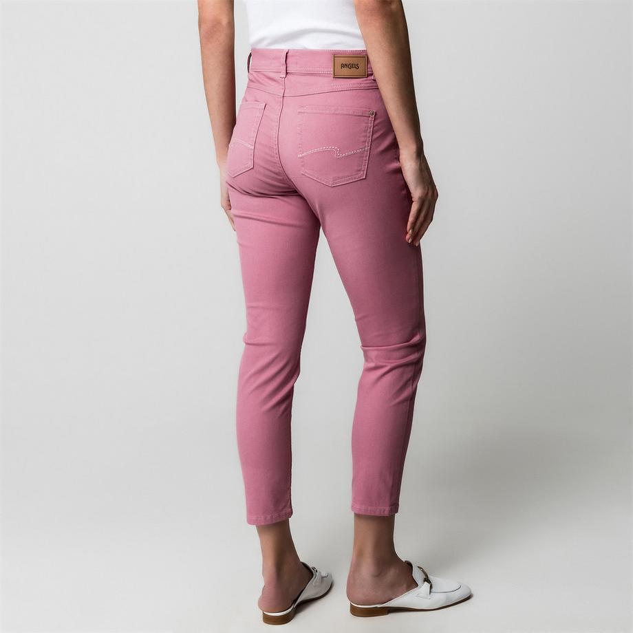 ANGELS Ornella Slim Fit Vita Alta Jeans Lunghezza Caviglia  