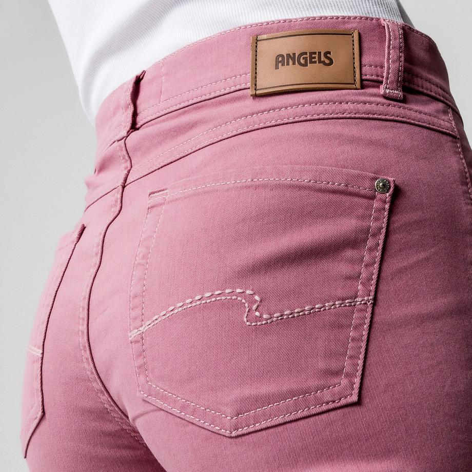 ANGELS Ornella Slim Fit Vita Alta Jeans Lunghezza Caviglia  