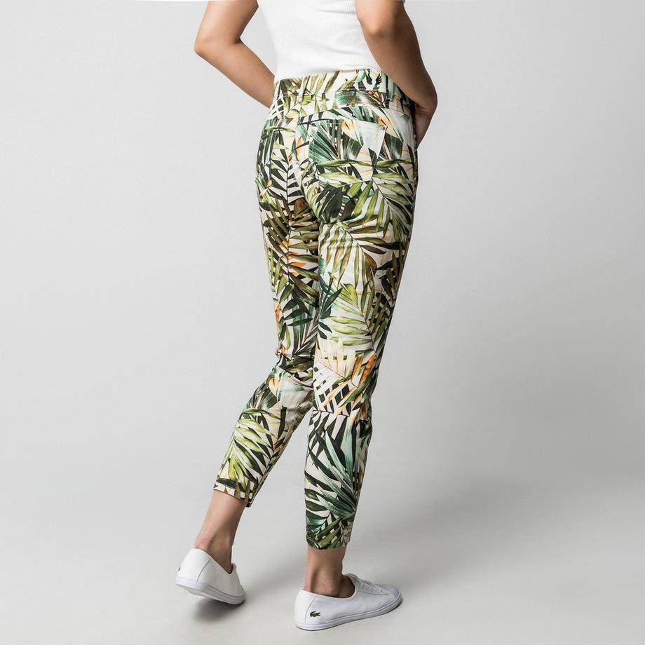 ANGELS Ornella Slim Fit Pantalon à motif floral  