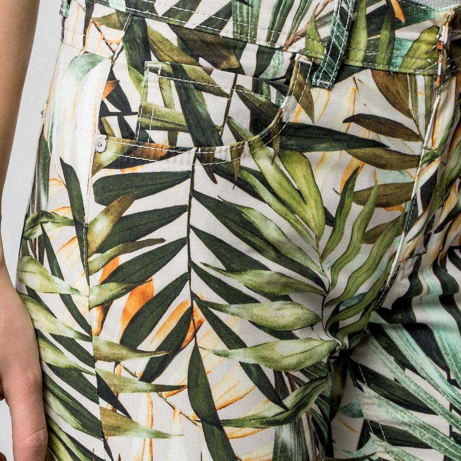 ANGELS Ornella Slim Fit Pantalon à motif floral  