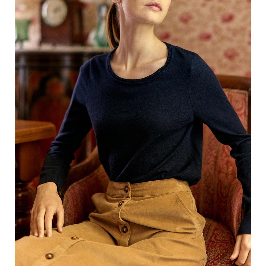 La Petite Etoile Langarm Rundhals Pullover  