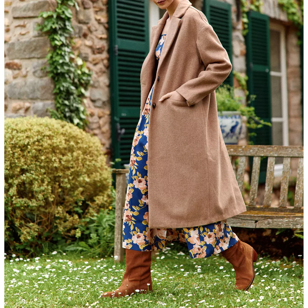 La Petite Etoile - Mantel, für Damen, Camel, Größe L