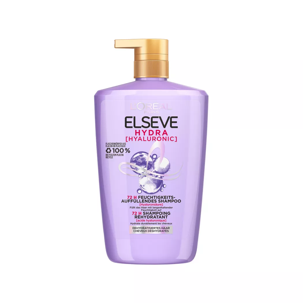 L'Oréal Paris - Feuchtigkeits-Auffüllendes Shampoo, Hydra [Hyaluronic], 1000 ml