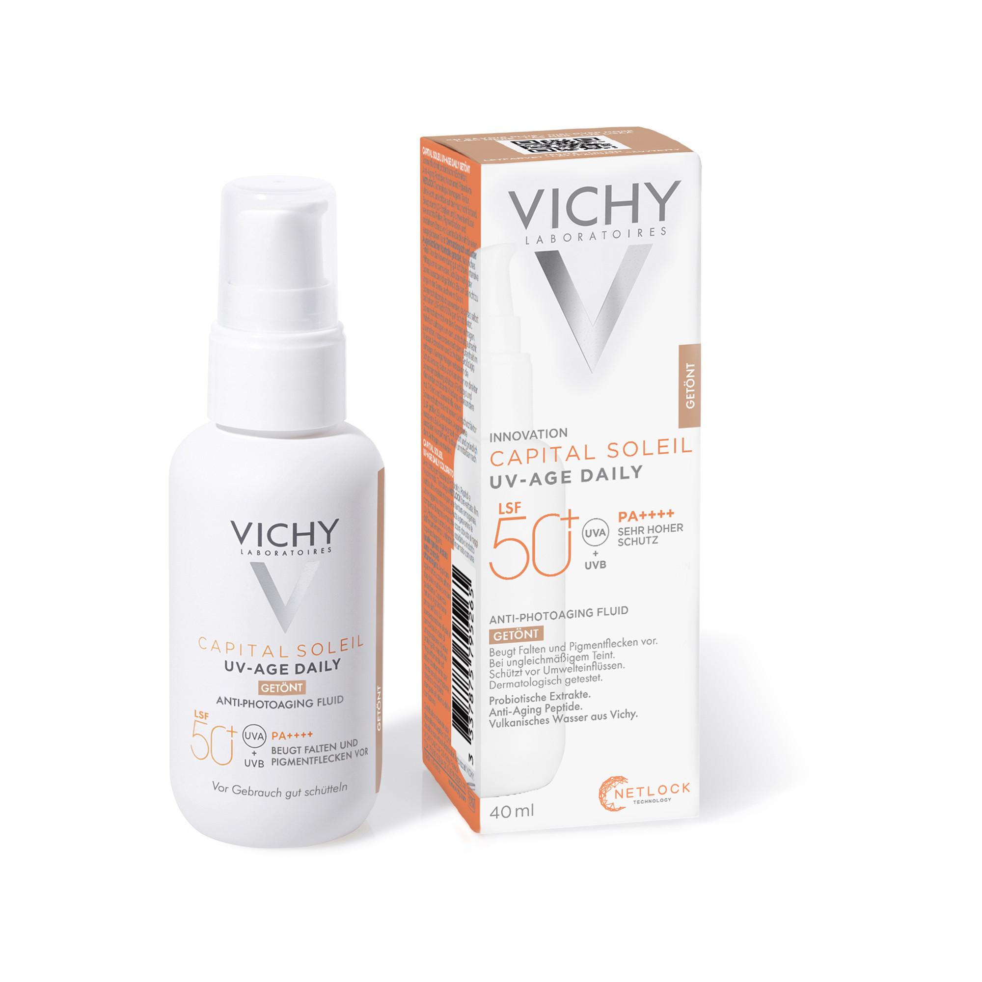 VICHY  Capital Soleil UV-Age Daily teinté 