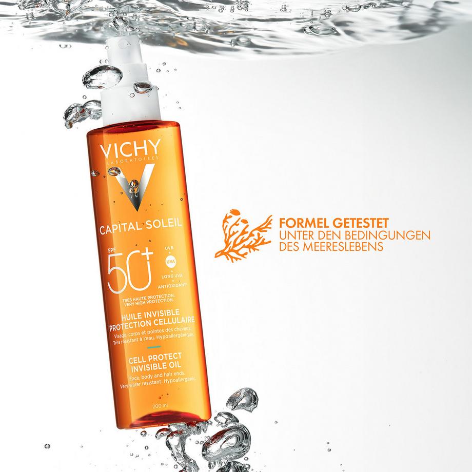 VICHY Vichy CS Cellprot Oil SPF50+ Capital Soleil Cell Protect Invisible Oil SPF50+ 