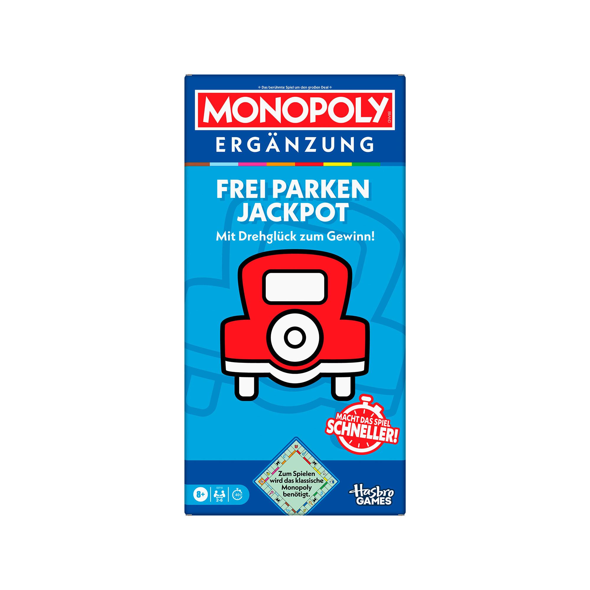 Monopoly  Monopoly Ergänzung: Frei Parken Jackpot, Tedesco 