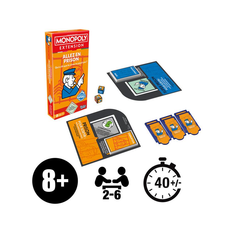 Monopoly  Monopoly Ergänzung: Gehe in das Gefängnis, deutsch 